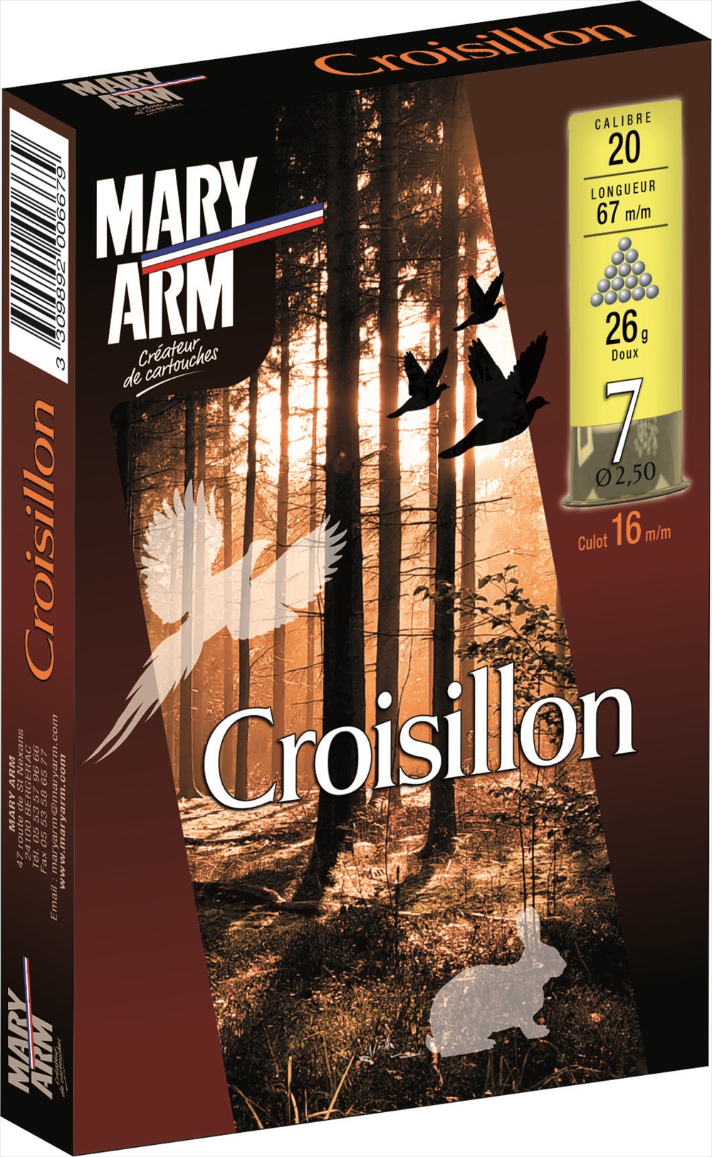 MARY ARM CROISILLON 26gr CAL. 20